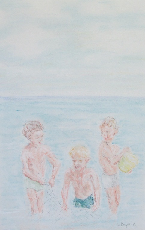 3 boys in the water